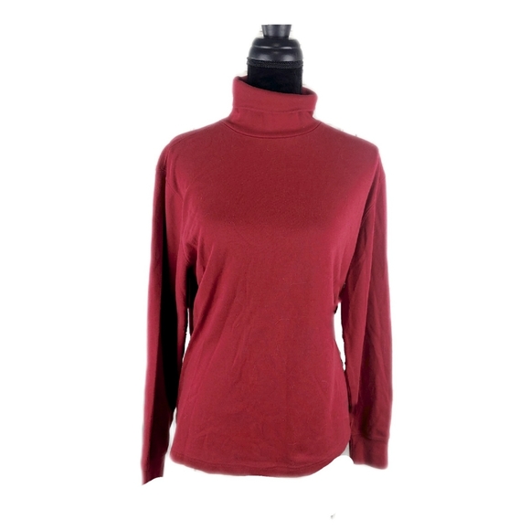 Lands End 3 Cotton Mix Womens XL Turtleneck Tops - Picture 4 of 8
